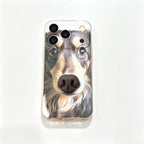 Custom Handmade 3D Dog Nose Phone Case, Platinum Silicone Pet Gift, Personalized Memorial Keepsake | doboop