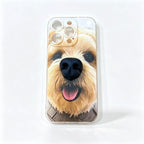 Custom Handmade 3D Dog Nose Phone Case, Platinum Silicone Pet Gift, Personalized Memorial Keepsake | doboop