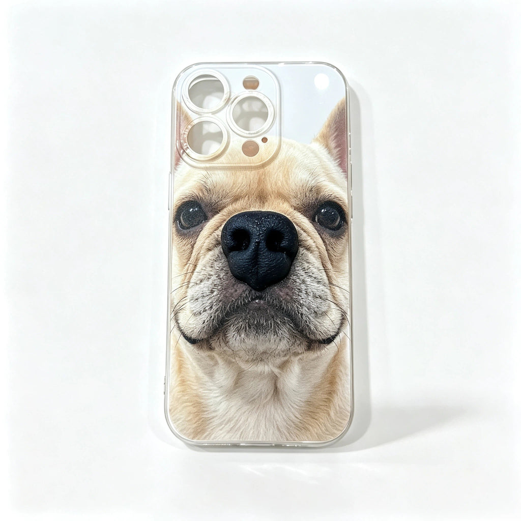 Custom Handmade 3D Dog Nose Phone Case, Platinum Silicone Pet Gift, Personalized Memorial Keepsake | doboop