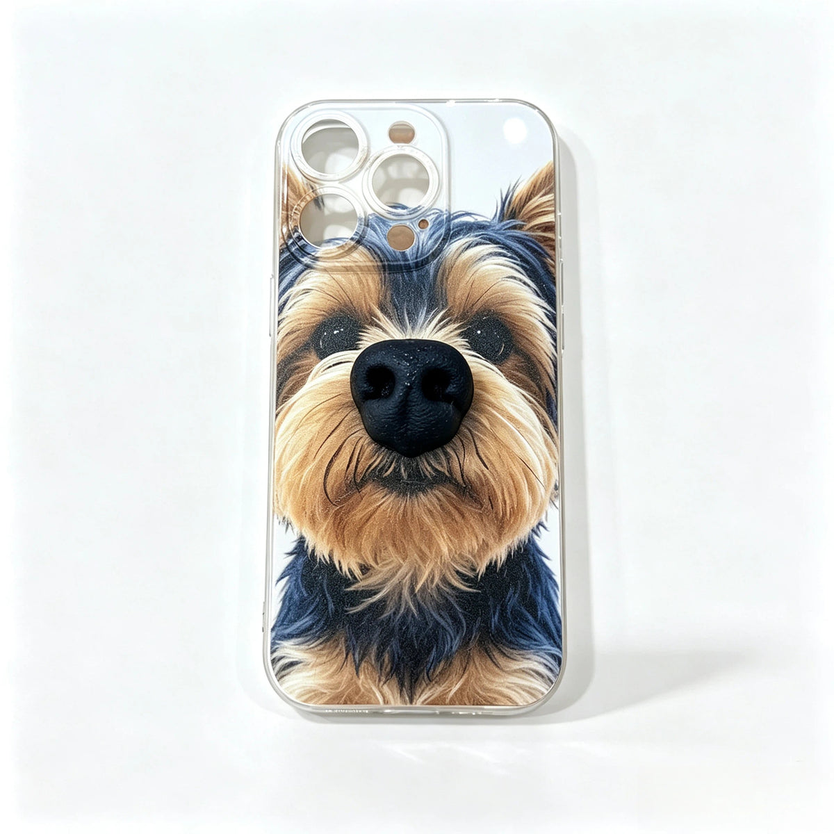 Custom Handmade 3D Dog Nose Phone Case, Platinum Silicone Pet Gift, Personalized Memorial Keepsake | doboop