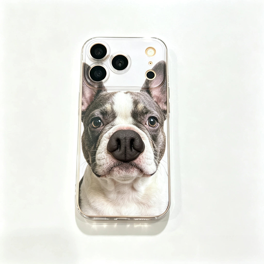 Custom Handmade 3D Dog Nose Phone Case, Platinum Silicone Pet Gift, Personalized Memorial Keepsake | doboop