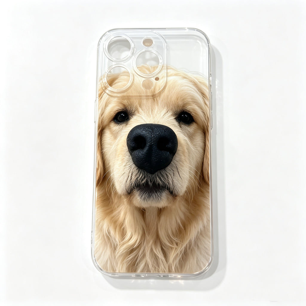 Custom Handmade 3D Dog Nose Phone Case, Platinum Silicone Pet Gift, Personalized Memorial Keepsake | doboop