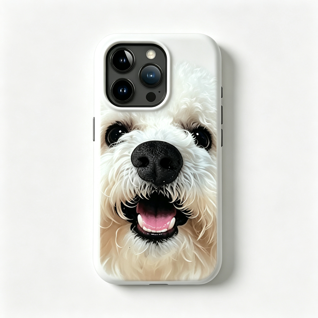 Custom Handmade 3D Dog Nose Phone Case, Platinum Silicone Pet Gift, Personalized Memorial Keepsake | doboop