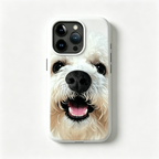 Custom Handmade 3D Dog Nose Phone Case, Platinum Silicone Pet Gift, Personalized Memorial Keepsake | doboop