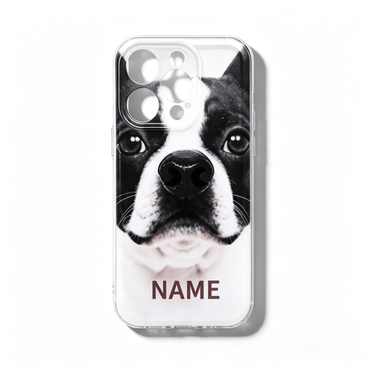 Custom Handmade 3D Dog Nose Phone Case, Platinum Silicone Pet Gift, Personalized Memorial Keepsake | doboop