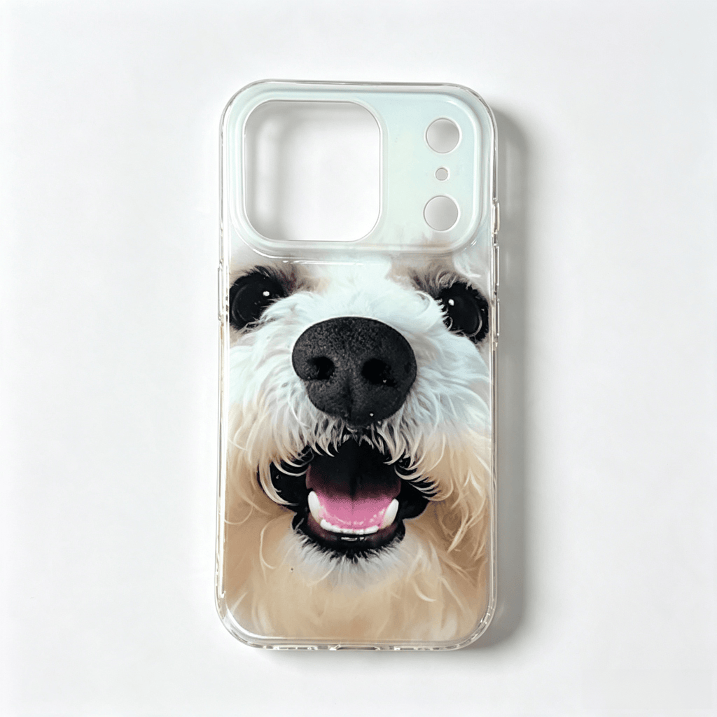 Custom Handmade 3D Dog Nose Phone Case, Platinum Silicone Pet Gift, Personalized Memorial Keepsake | doboop