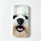 Custom Handmade 3D Dog Nose Phone Case, Platinum Silicone Pet Gift, Personalized Memorial Keepsake | doboop