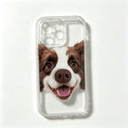Custom Handmade 3D Dog Nose Phone Case, Platinum Silicone Pet Gift, Personalized Memorial Keepsake | doboop
