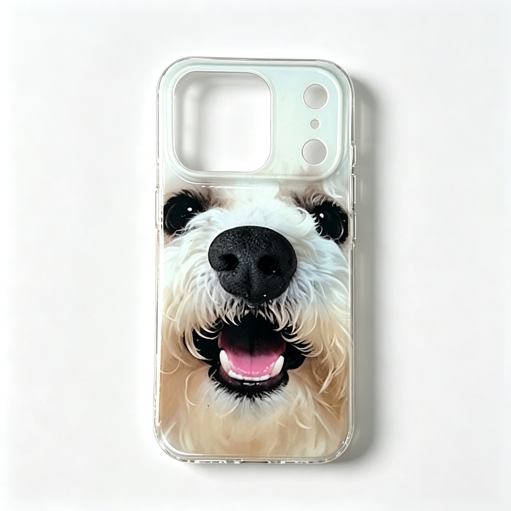Custom Handmade 3D Dog Nose Phone Case, Platinum Silicone Pet Gift, Personalized Memorial Keepsake | doboop