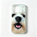 Custom Handmade 3D Dog Nose Phone Case, Platinum Silicone Pet Gift, Personalized Memorial Keepsake | doboop