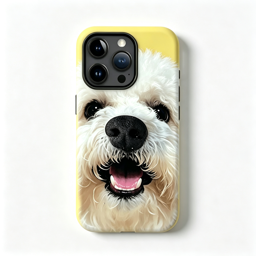 Custom Handmade 3D Dog Nose Phone Case, Platinum Silicone Pet Gift, Personalized Memorial Keepsake | doboop