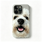 Custom Handmade 3D Dog Nose Phone Case, Platinum Silicone Pet Gift, Personalized Memorial Keepsake | doboop