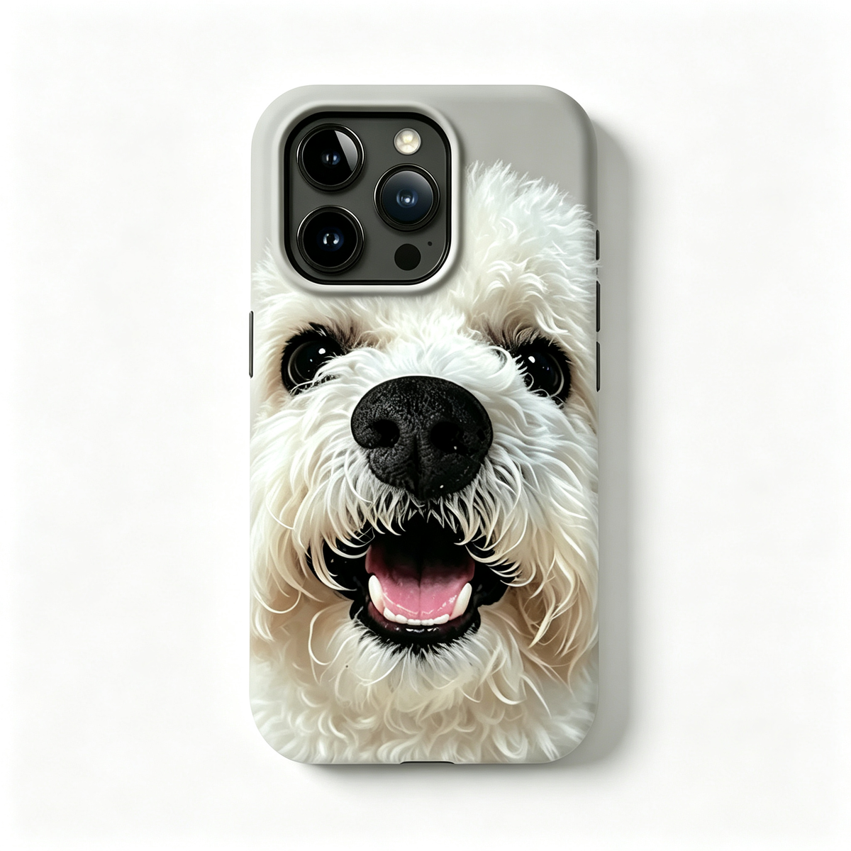 Custom Handmade 3D Dog Nose Phone Case, Platinum Silicone Pet Gift, Personalized Memorial Keepsake | doboop
