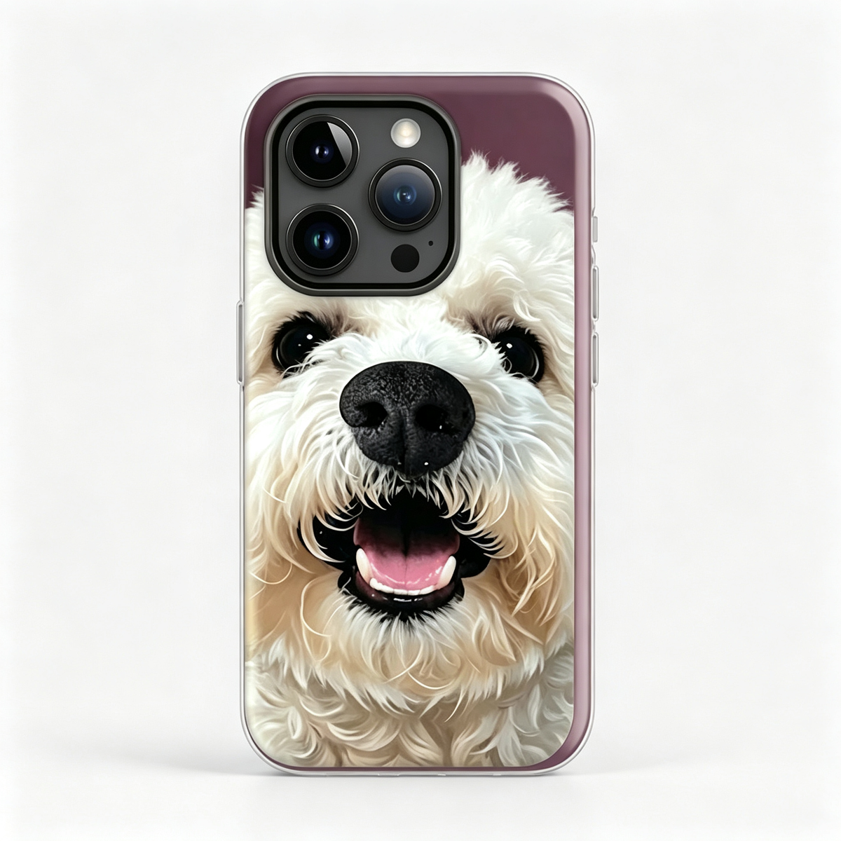 Custom Handmade 3D Dog Nose Phone Case, Platinum Silicone Pet Gift, Personalized Memorial Keepsake | doboop