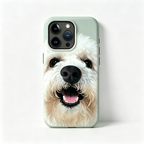 Custom Handmade 3D Dog Nose Phone Case, Platinum Silicone Pet Gift, Personalized Memorial Keepsake | doboop