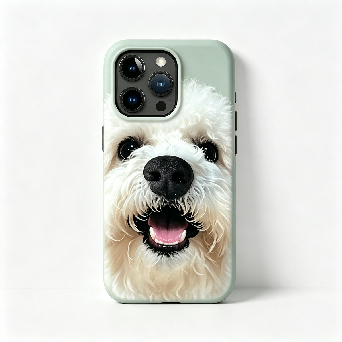 Custom Handmade 3D Dog Nose Phone Case, Platinum Silicone Pet Gift, Personalized Memorial Keepsake | doboop