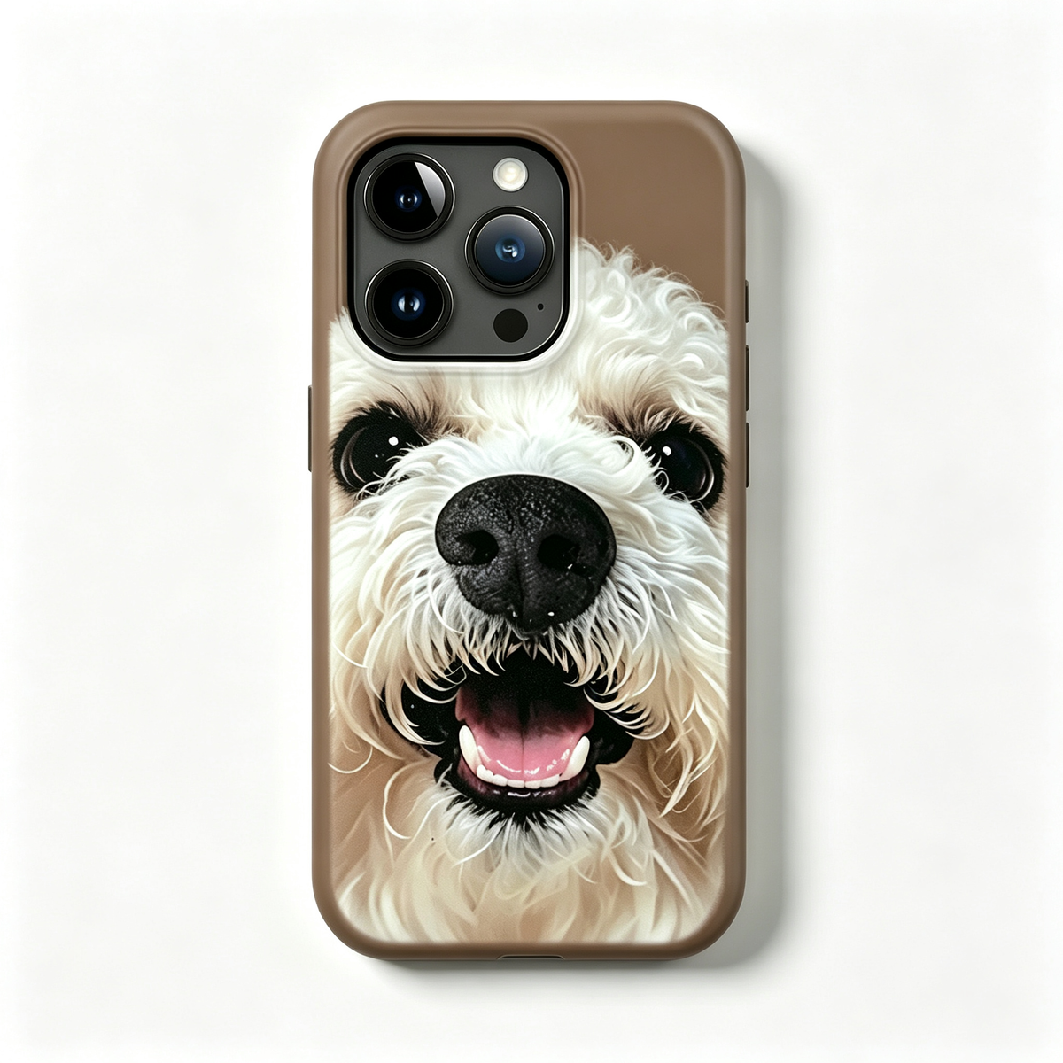 Custom Handmade 3D Dog Nose Phone Case, Platinum Silicone Pet Gift, Personalized Memorial Keepsake | doboop