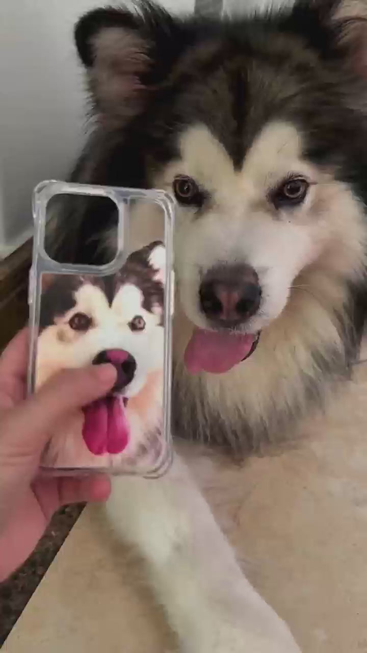 Custom Handmade 3D Dog Nose Phone Case, Platinum Silicone Pet Gift, Personalized Memorial Keepsake | doboop